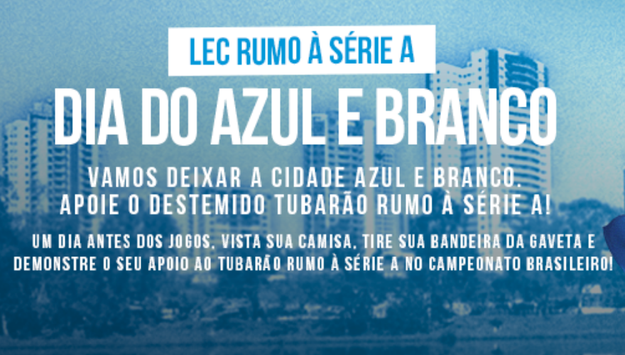 ACIL convoca comércio e moradores para o Dia Azul e Branco