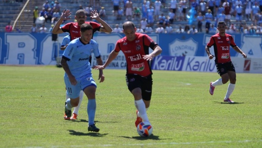 Nos confrontos, Londrina é superior ao Brasil de Pelotas